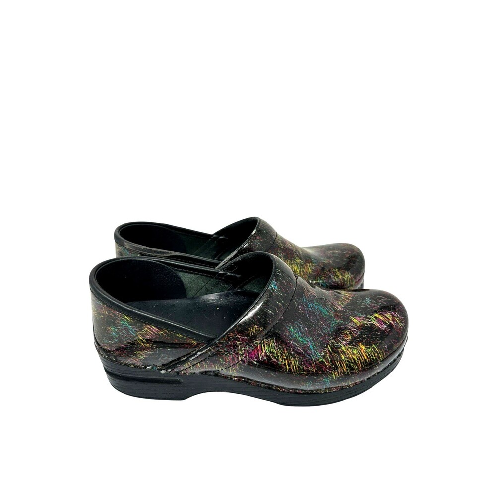 Dansko Professional Clogs Womens 39  )Patent‎ Leather Slip On Shoes